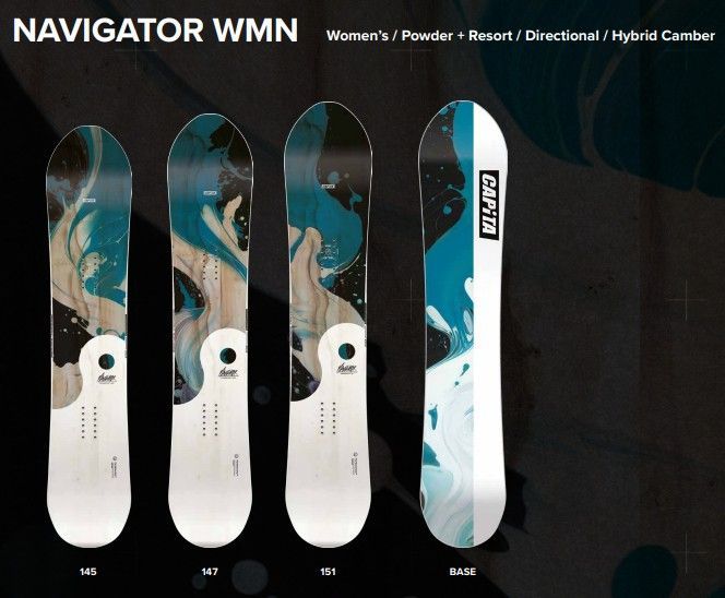 新品未使用 25-26 CAPiTA BOARD THE NAVIGATOR WMN 147cm 土日祝発送OK