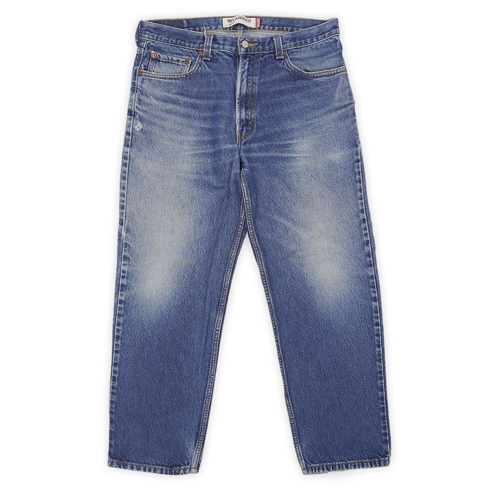 リーバイス Levi s 00s 2000年代 550 デニムパンツ ジーンズ バギー ヒゲ 560 SilverTab 定番 USA ヴィンテージ アメリカ 古着 メンズ ズボン パンツ インディゴブルー W36 L30