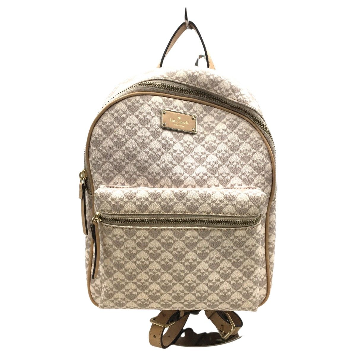 Kate Spade ケイトスペード リュック バックパック PVCコーティングキャンバス WKRU5330 ホワイト