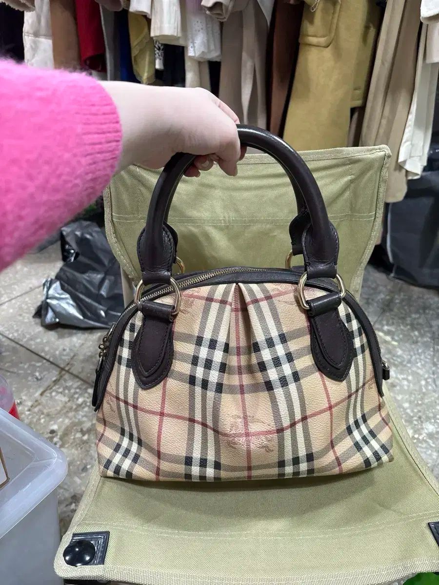 バーバリー チェック トートバッグ