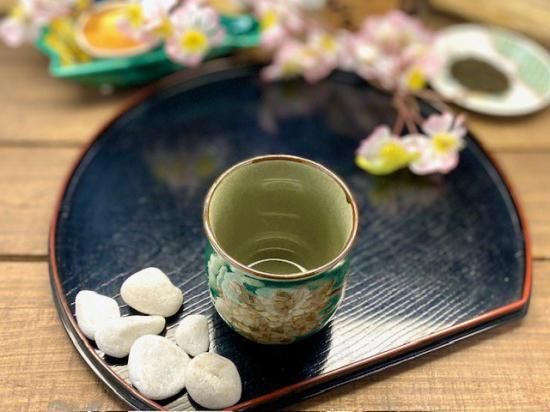 小 しだれ桜緑塗り