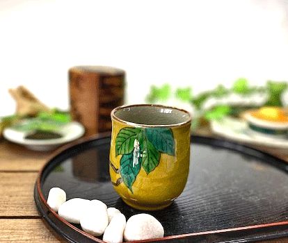 九谷焼 湯呑 湯飲み 小 濃い塗り花鳥 裏絵 WWW_OPDRERGINERDOGAN_COM