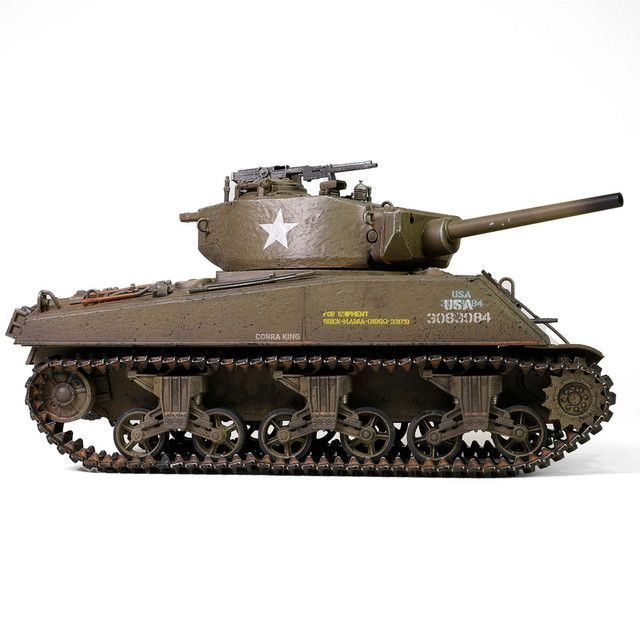 ウォルターソンズ 1 32 WW II アメリカ軍 M 4 A 3 E 2 75 シャーマン ジャンボ VVSS コブラキング 完成品 WS 55913 佐川急便