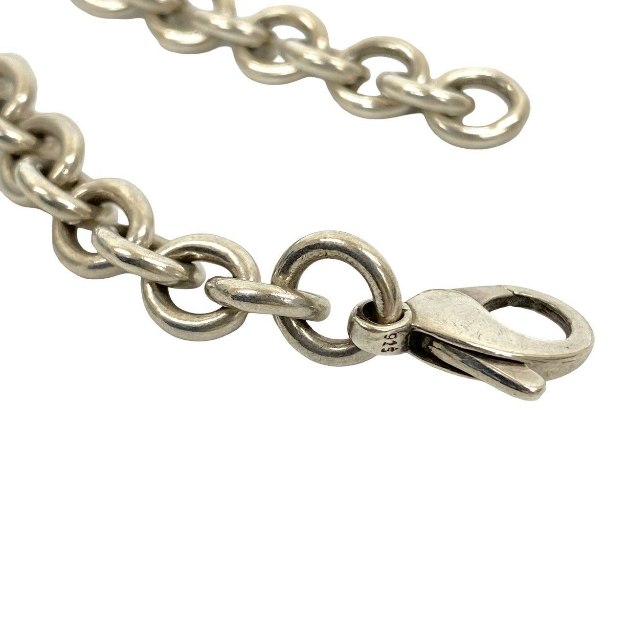 【美品】ティファニー ドーナツ リンク チェーン ブレスレット バングル 925 極 美品 TIFFANY&Co. ティファニー ドーナツ リンク シルバー925