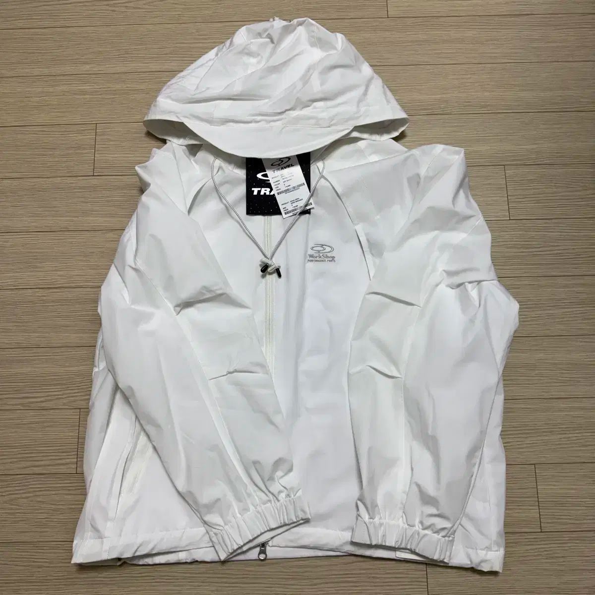 トラベル ウィング オープン ウィンドブレーカー 바람막이 オフホワイト S