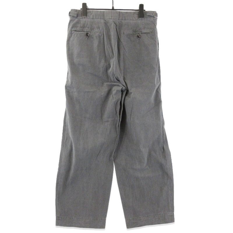 marka マーカ ダブルプリーテッド トラウザー M25E16PT02C サイドアジャスト ピグメントブラック 1 71014095