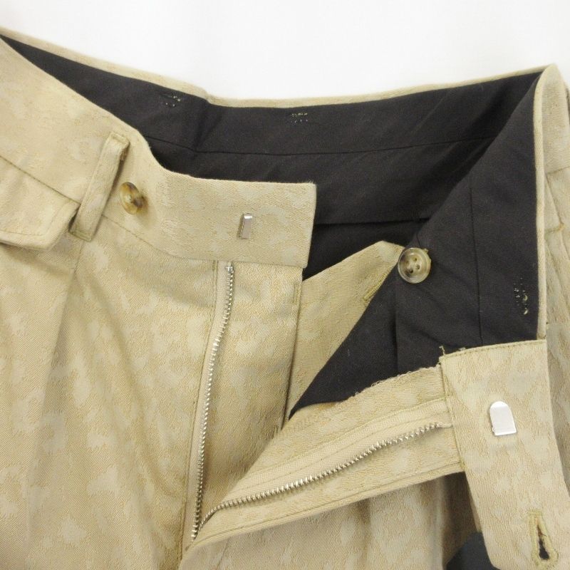 Needles ベージュパンツ Sサイズ needles H.D. track pant ヒザデル ベージュホワイト