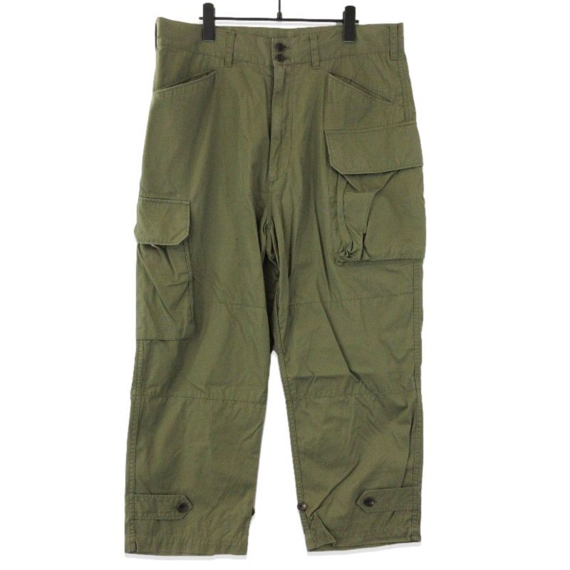 QUILP × EESETT-Co クイルプ カーゴパンツ KLOOK ジップフライ イイセットアンドコー オーバーパンツ ワークパンツ カーキ 71014100