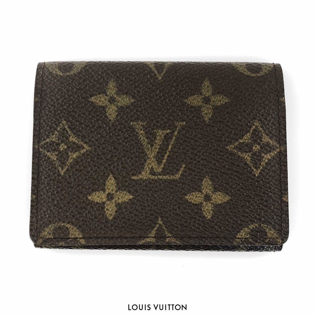 LOUIS VUITTON ルイヴィトン M62920 モノグラム アンヴェロップ カルト ドゥ ヴィジット カードケース 鑑定済み