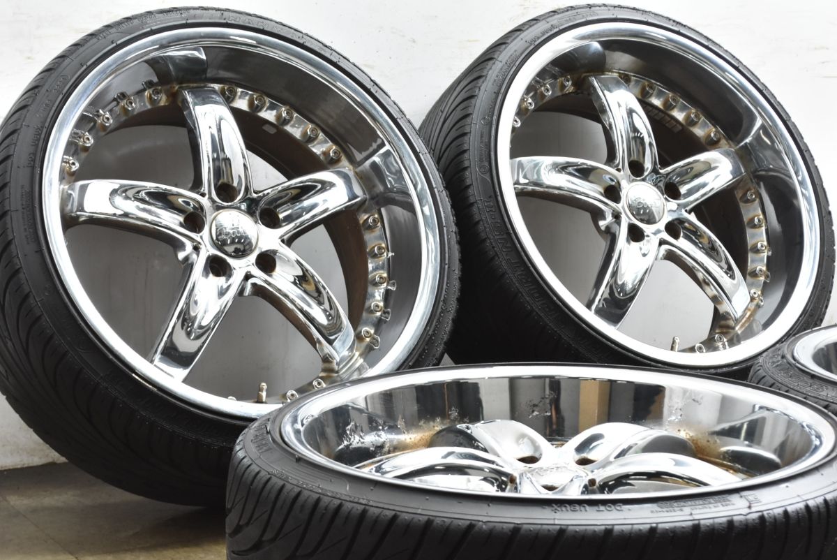 深リム カスタム用 バウンティ ブロッサム 20 in 9 5 J 38 PCD 114 3 ナンカン ウルトラスポーツ NS 2 255 30 R クラウン マークX IS GS