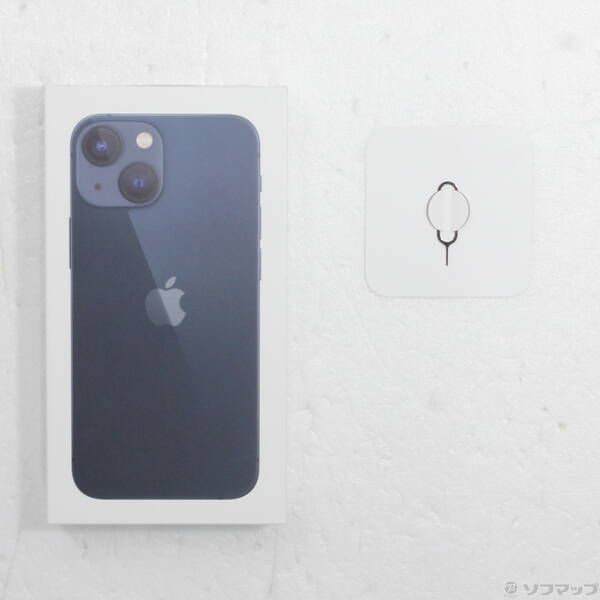中古品〕 iPhone13 mini 128GB ミッドナイト MLJC3J／A SIMフリー【196】