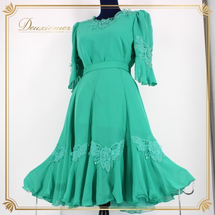 【美品 日本製社交ダンス衣装】上下セット ツーピース レッスンウェア パーティー 社交ダンス 衣装 スタンダード 上下セット ツーピース レッスンウェア