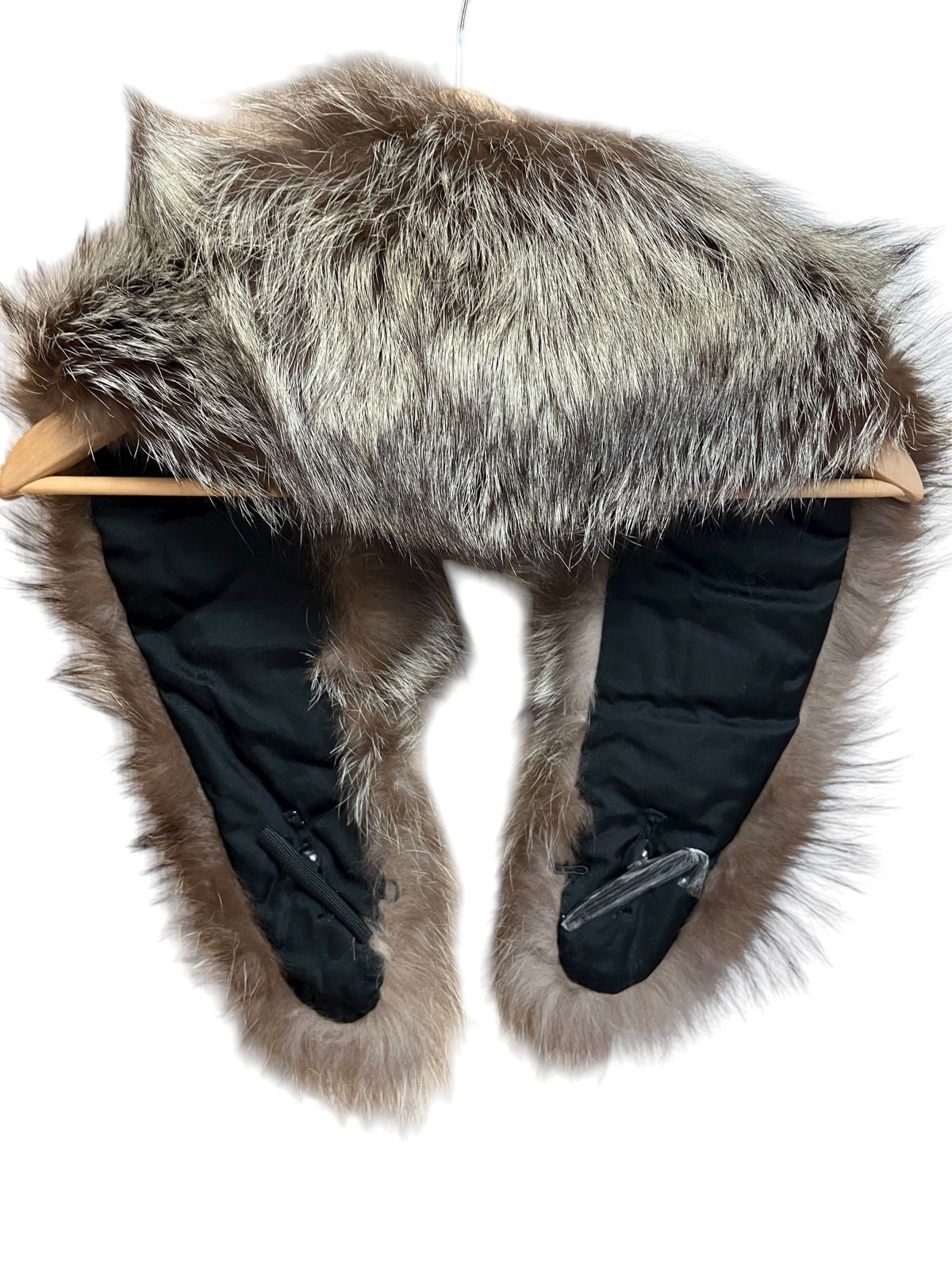 SAGA FOX リアルファー マフラー ショール 毛皮 サガフォックス 銀タグ SAGAFOX サガフォックス リアルファー ショール シルバーフォックス