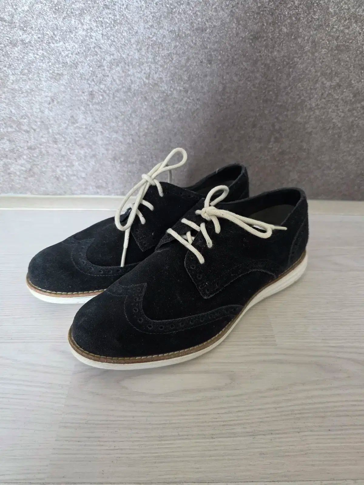 コールハーン ルナグランド スウェード ウイングチップ シューズ 5 2