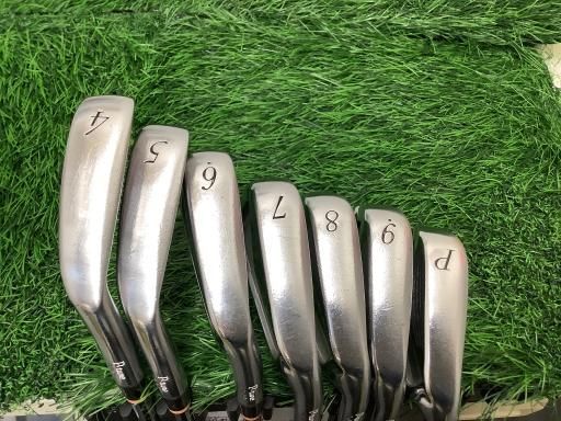 【】 ピジョンゴルフ P-tune PG101(軟鉄) 7S アイアンセット IR 純正特注シャフト (フレックスS) メンズ 男性用 右利き 右用 Cランク ゴルフクラブ
