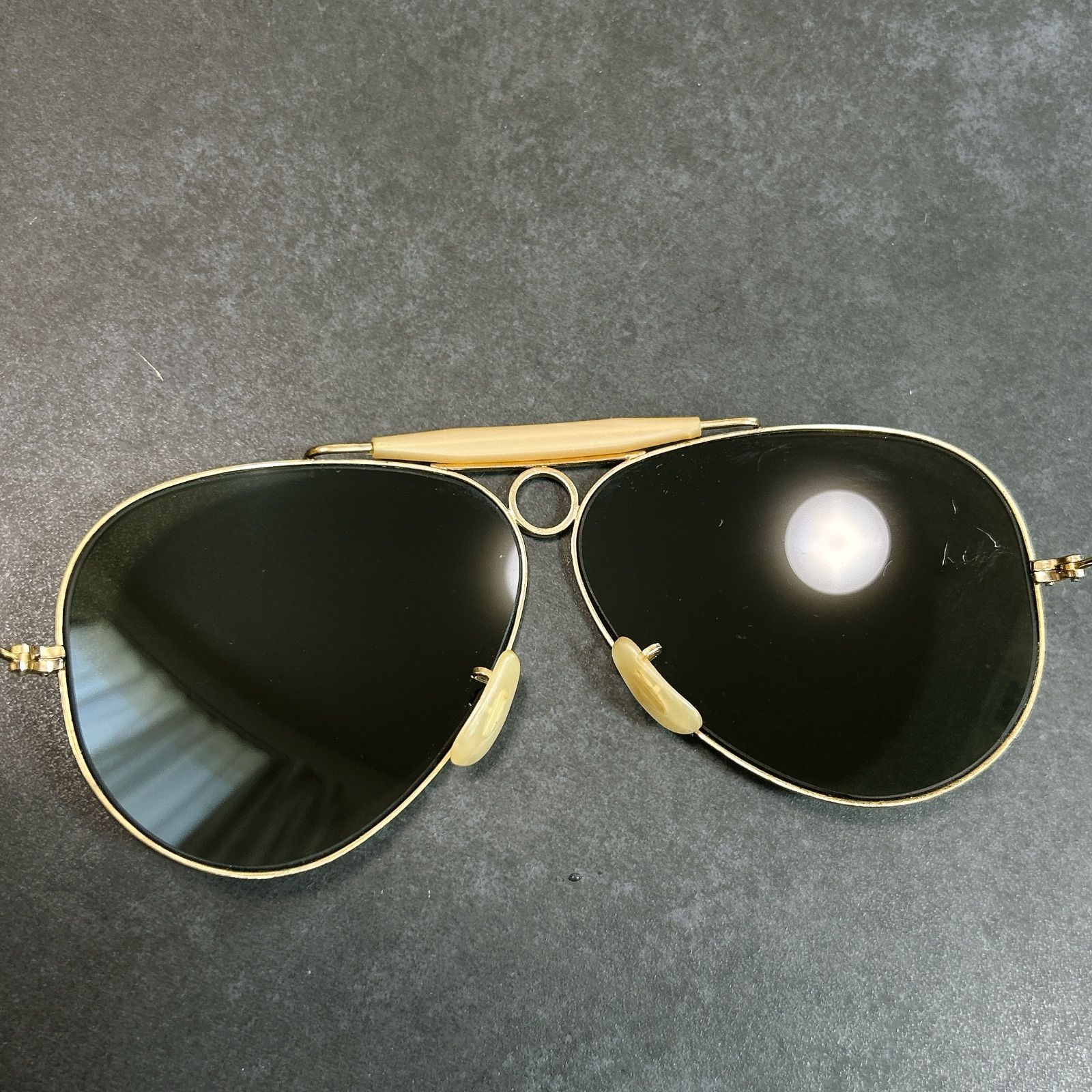 ☆激レア 70s 初期☆ B&L RAYBAN USA Shooter レイバン シューター 金