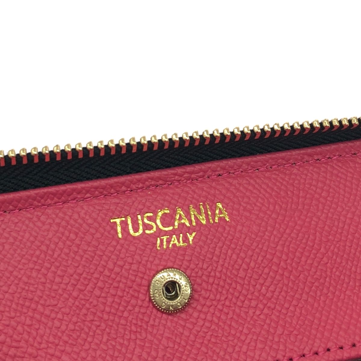 TUSCANIA トスカーニア クロコ型押しレザー 長財布 高級 財布 未使用
