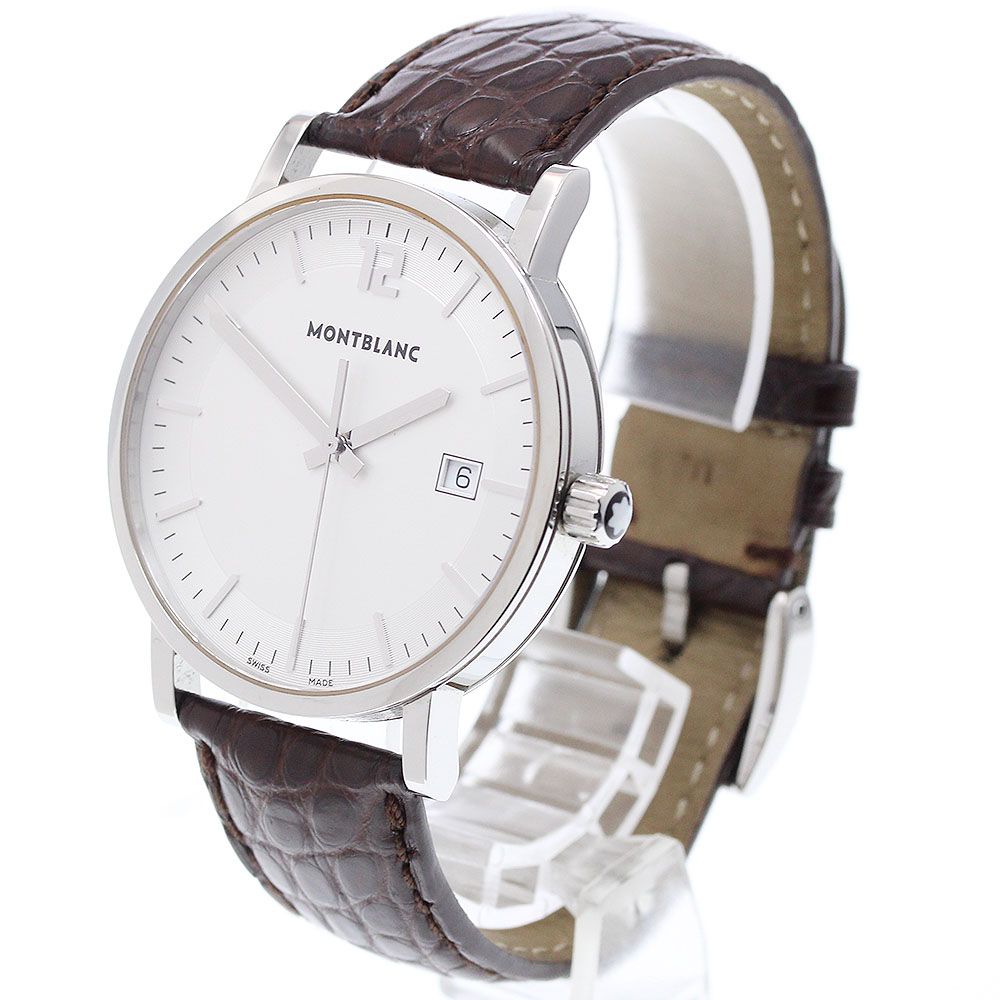 MONTBLANC モンブラン サミット 7093 メタルベルト クォーツ モンブラン MONTBLANC 7093 サミット デイト クォーツ メンズ_914309