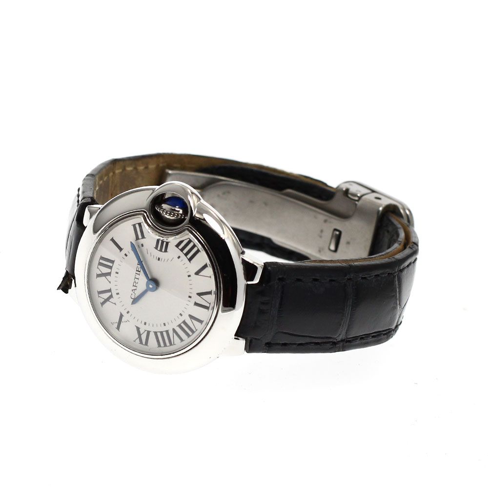 カルティエ CARTIER バロンブルー SM クォーツ レディース_917689