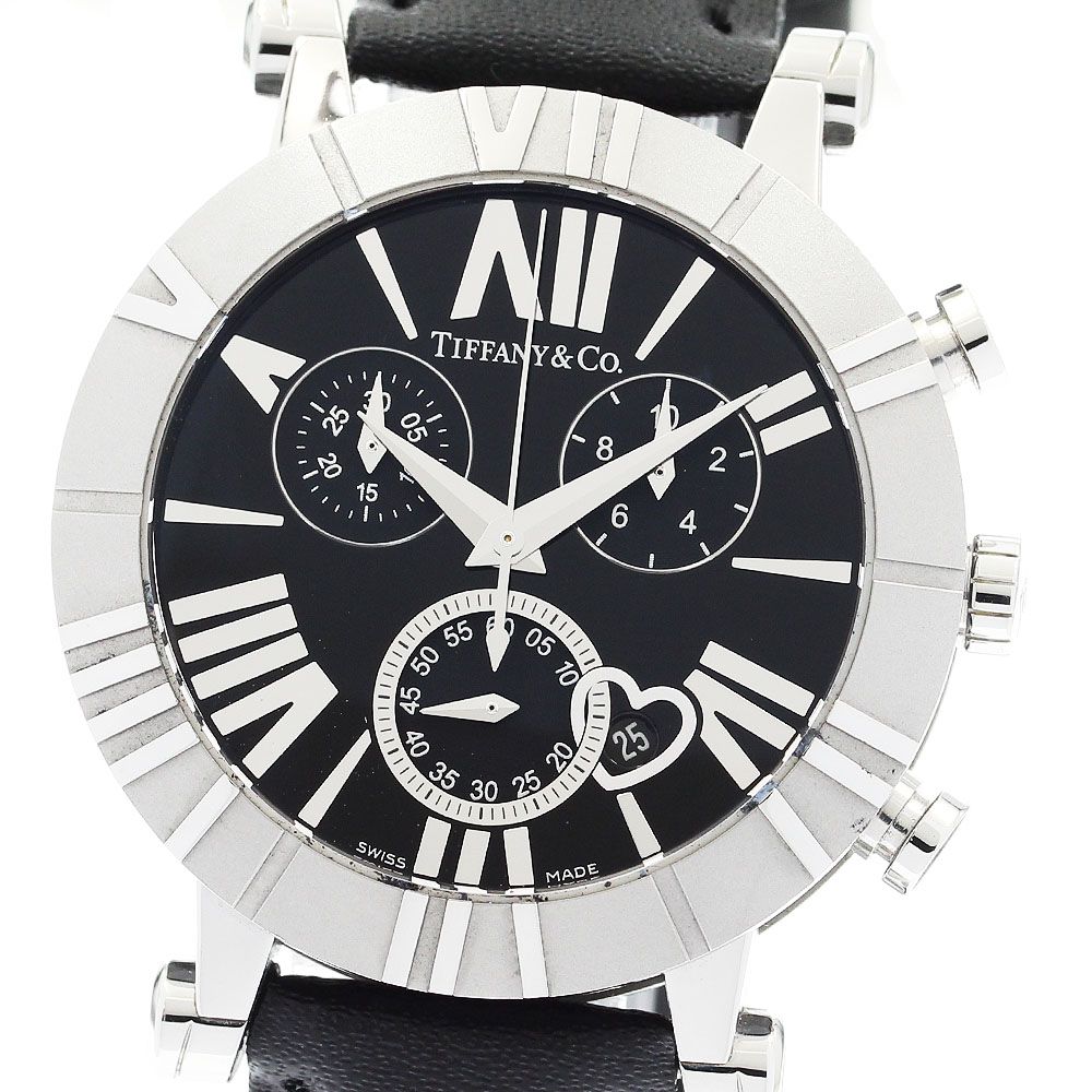 ティファニー TIFFANY-Co. Z1301.32.11A10A71A アトラス デイト クロノグラフ クォーツ レディース 保証書付き_917346