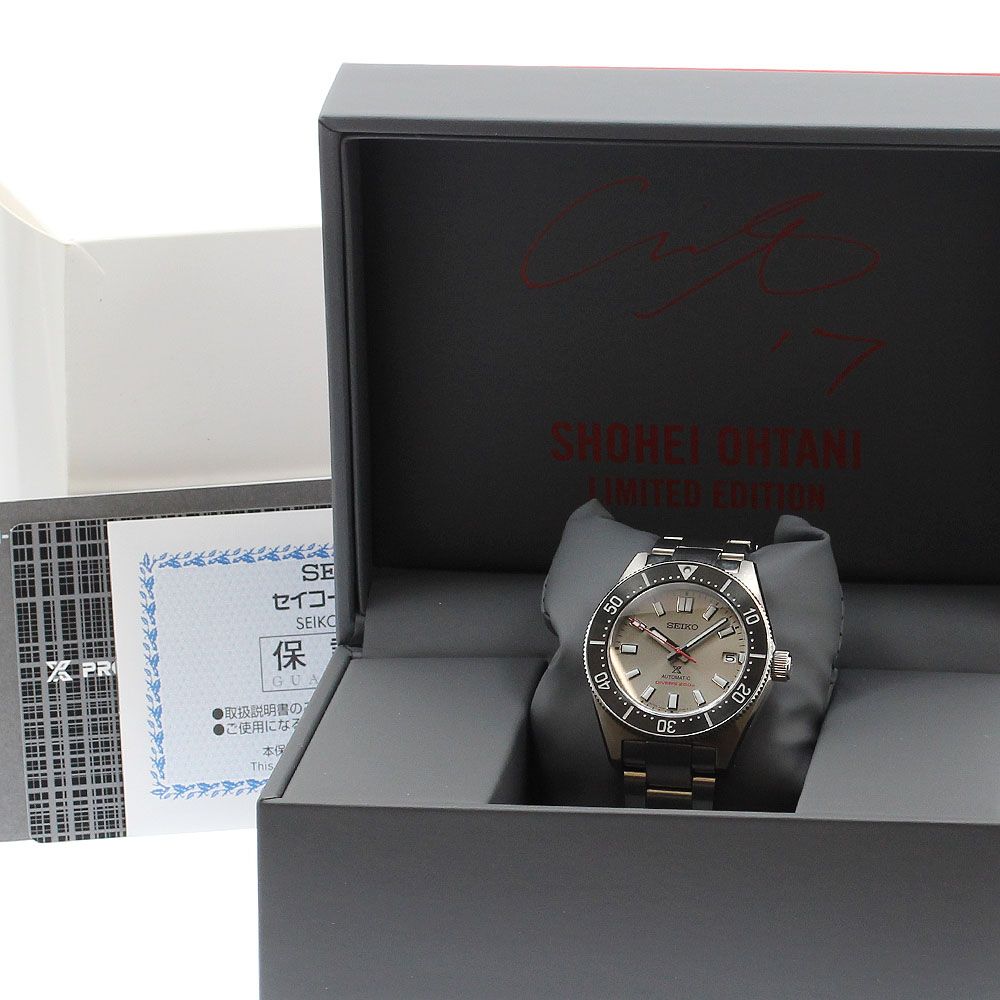 セイコー SEIKO SBDC 191 6 R 35 02 W 0 プロスペックス 大谷翔平モデル 1700本 デイト 自動巻き メンズ 箱 保証書付き_917564