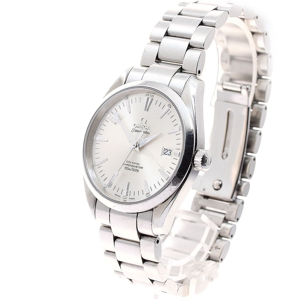 オメガ OMEGA 2503 30 シーマスター アクアテラ デイト 自動巻き メンズ_909486