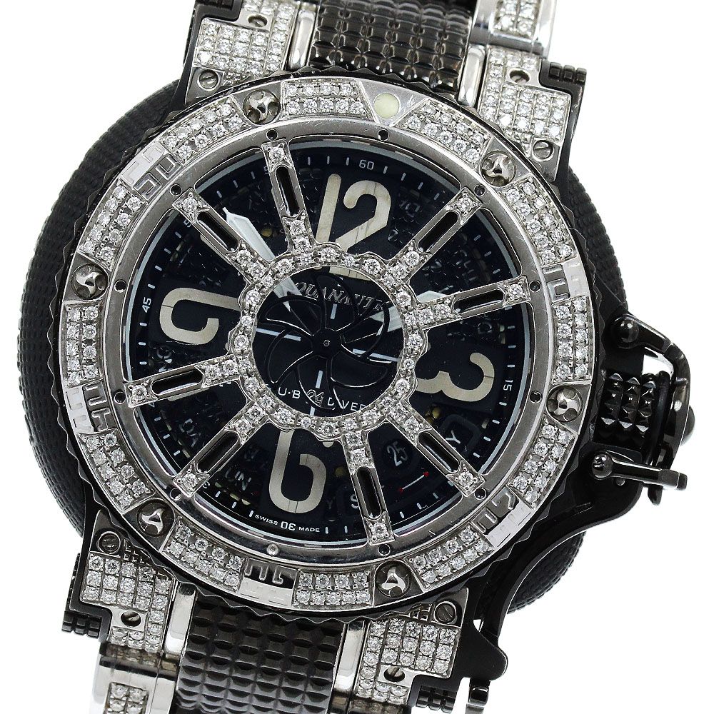 アクアノウティック AQUANAUTIC サブコマンダー デイデイト ダイヤベゼル 自動巻き メンズ _907748