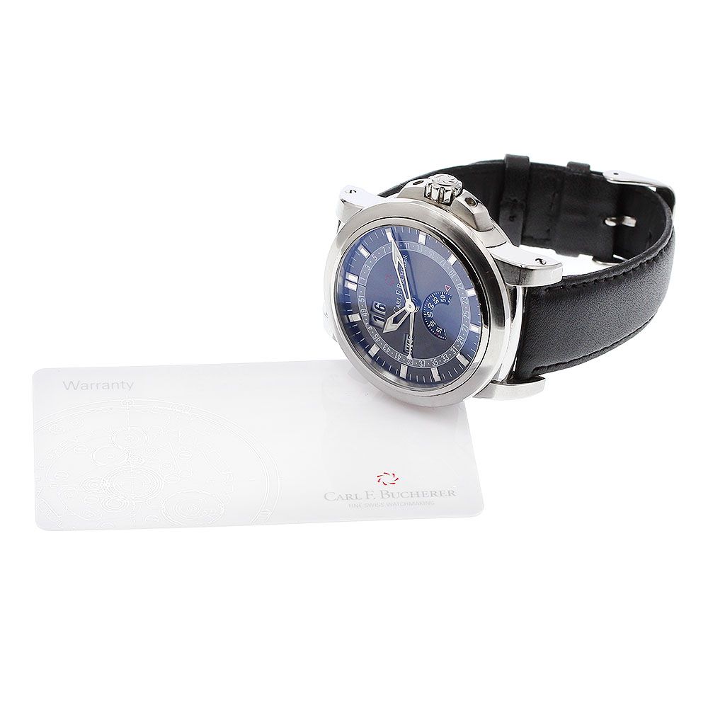 カール F.ブヘラ CARL F.BUCHERER 00.10629.08.33.01 パトラビ カレンダー デイデイト 手巻き保証書付き_913432