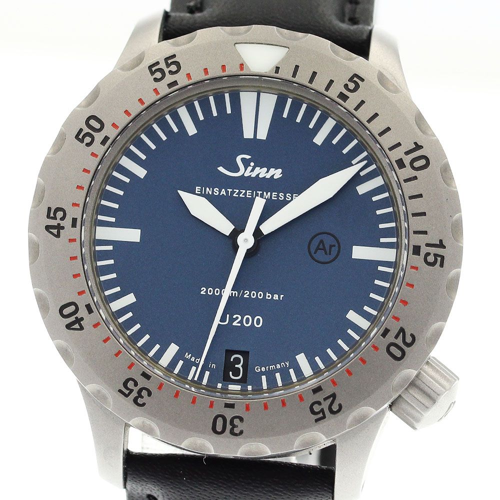ジン Sinn 1012 U200 ダイバーズウォッチ デイト 自動巻き メンズ _918927