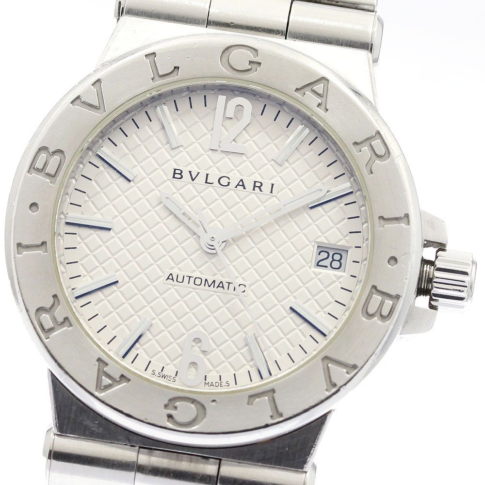 ブルガリ BVLGARI DG35S ディアゴノ デイト 自動巻き メンズ内箱 保証書付き_910559