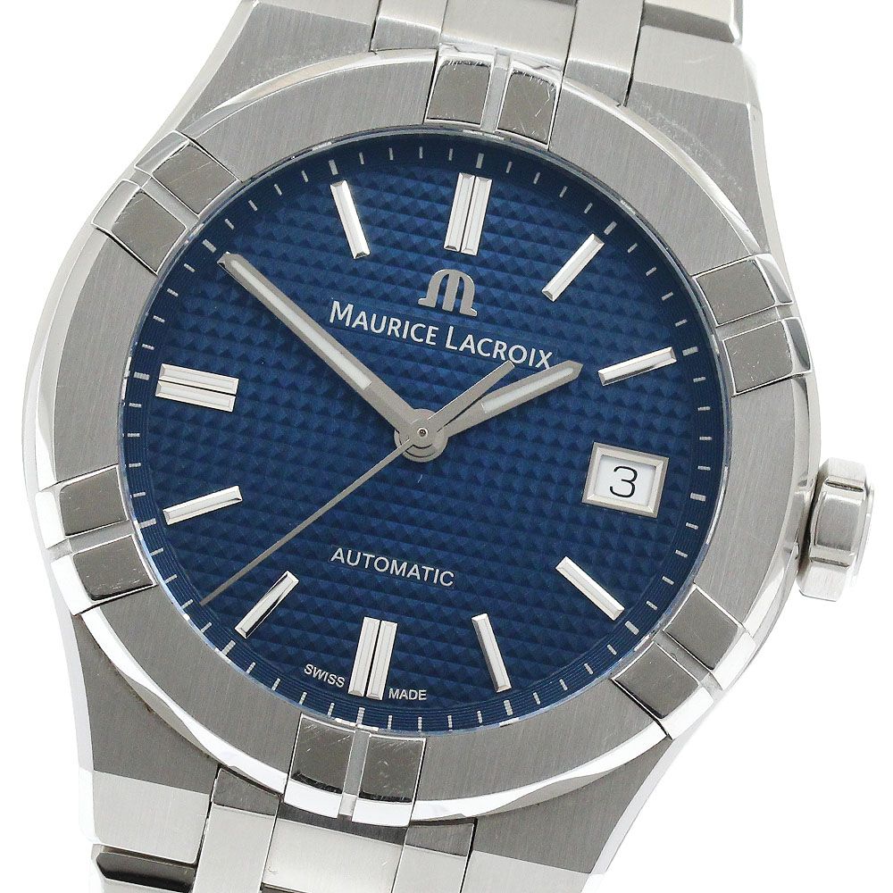 モーリス ラクロア Maurice Lacroix AI6007-SS002-430-1 アイコン デイト 自動巻き メンズ箱 保証書付き_917703