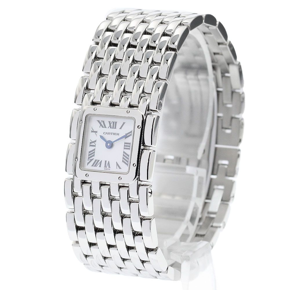 カルティエ CARTIER パンテールリュバン ホワイトシェルダイアル クォーツ レディース_914663