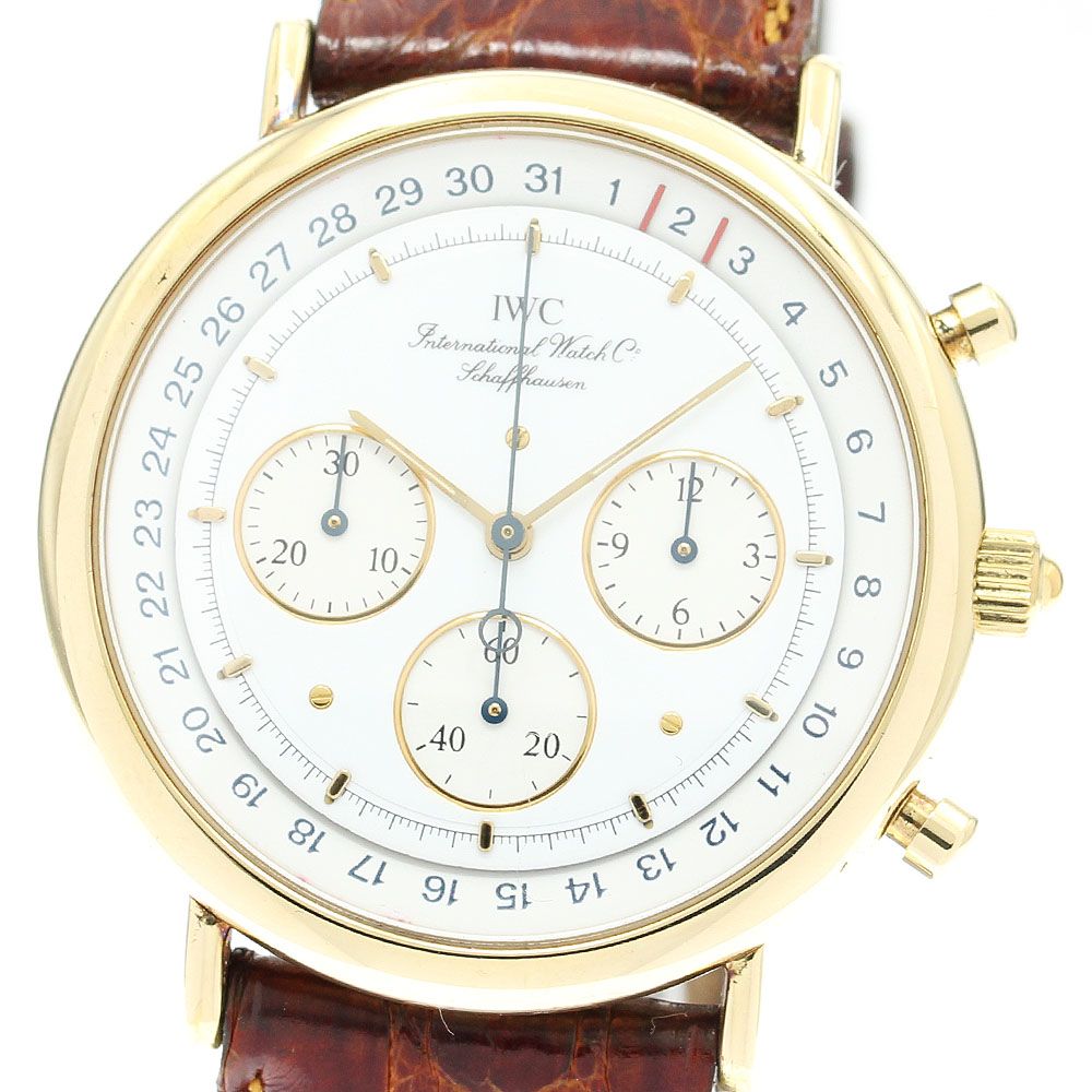 IWC IWC SCHAFFHAUSEN 3731 ポートフィノ K18YG デイト クォーツ