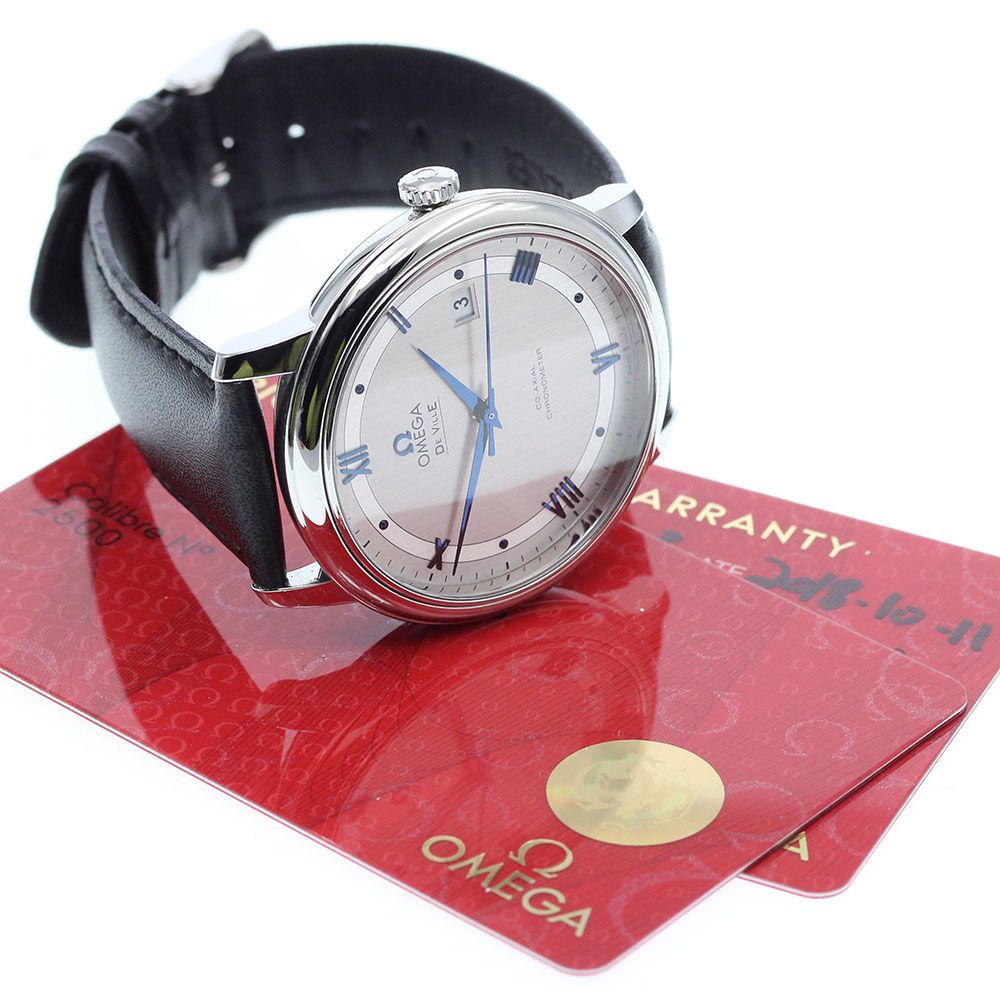 オメガ OMEGA 424 13 40 20 02 003 デビル プレステージ コーアクシャル 自動巻き メンズ 保証書付き_919000