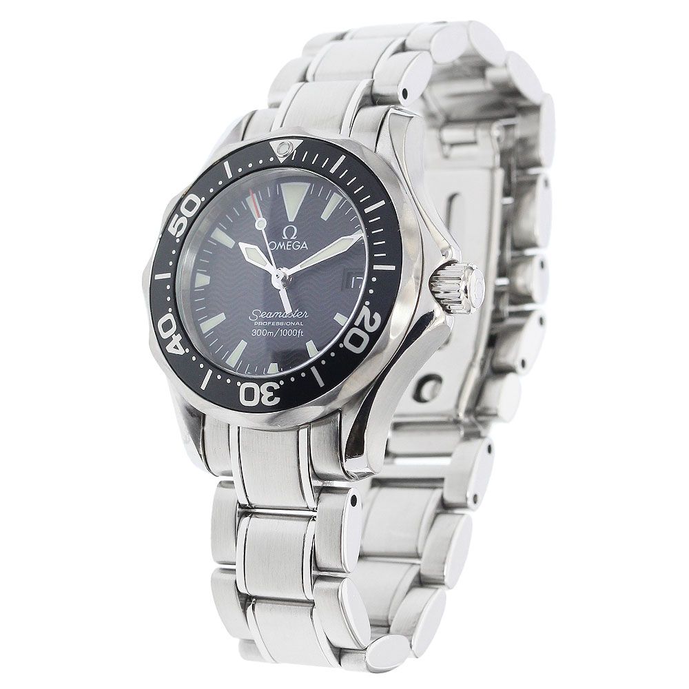 オメガ OMEGA 2282.50 シーマスター300 デイト クォーツ レディース_889753