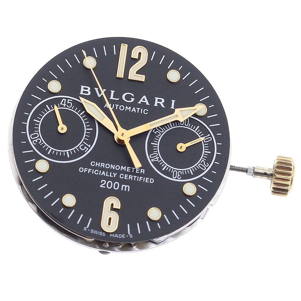ブルガリ BVLGARI クロノグラフ cal.2282-TEEE ムーブメント 自動巻き メンズ _I-127