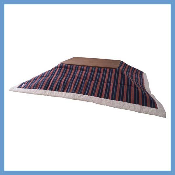 こたつ布団 長方形 薄掛け ストライプ W 190 D 230 cm No 160