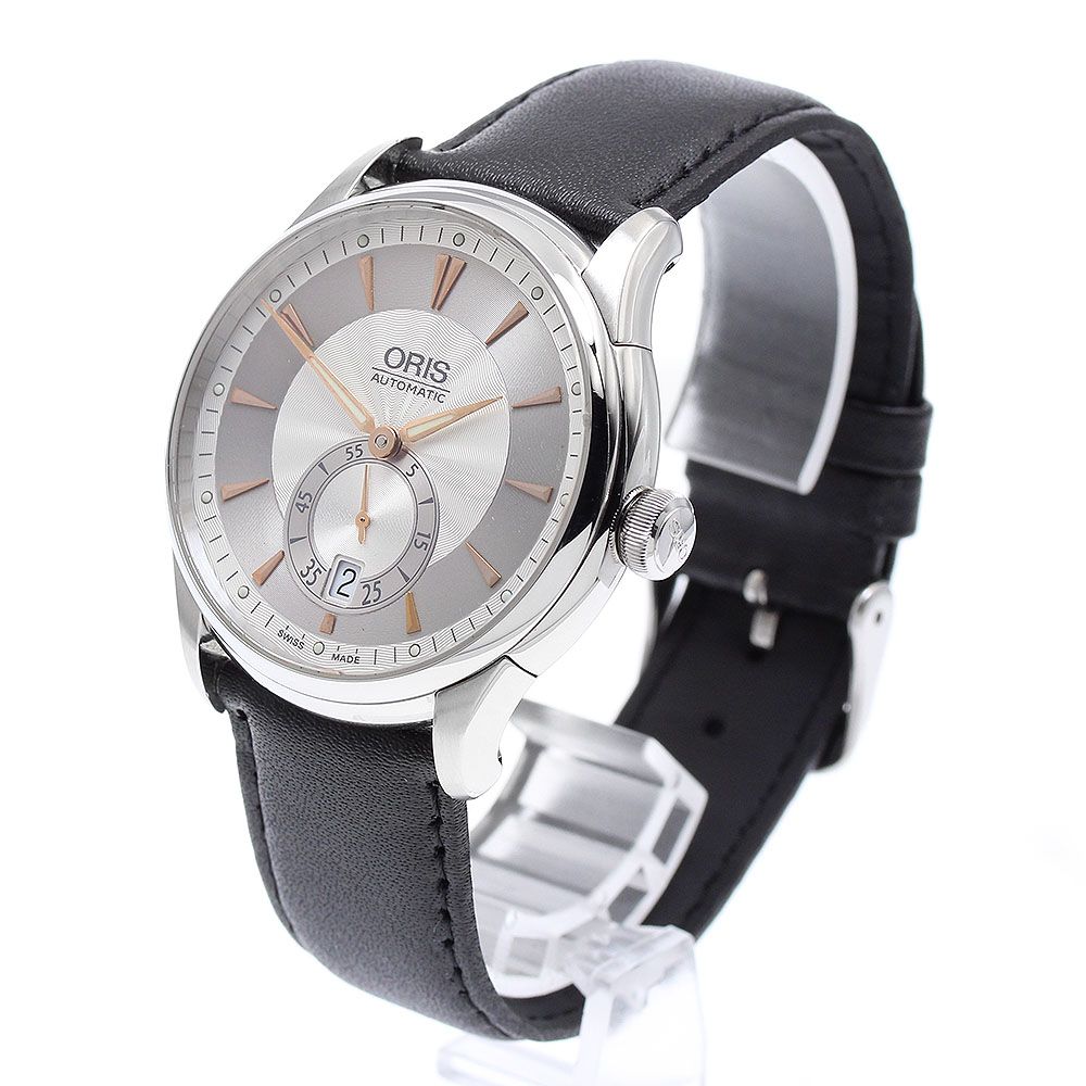 オリス ORIS 7582 アートリエ デイト スモールセコンド 自動巻き メンズ _917109