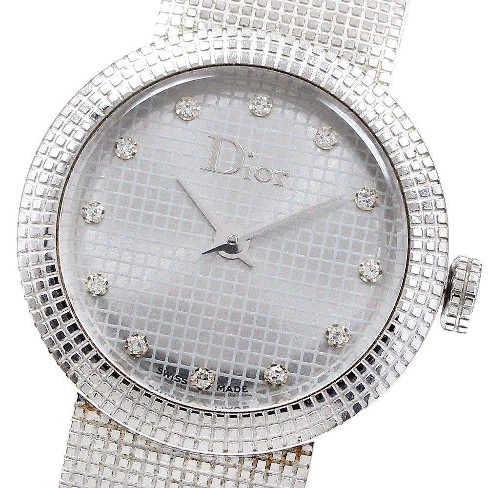 クリスチャンディオール Christian Dior CD041110 ラ ベイビー ディ クォーツ レディース_918472