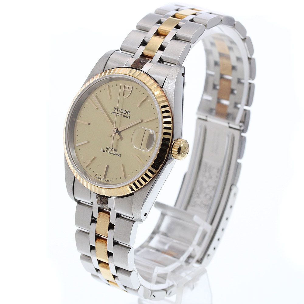 チュードル TUDOR 74033 プリンス デイト 自動巻き メンズベルト訳あり  
