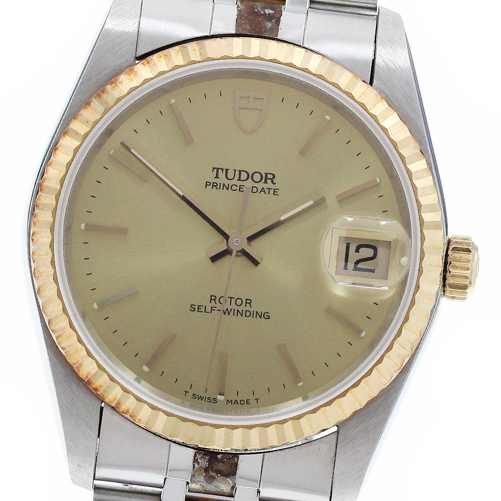 チュードル TUDOR 74033 プリンス デイト 自動巻き メンズベルト訳あり