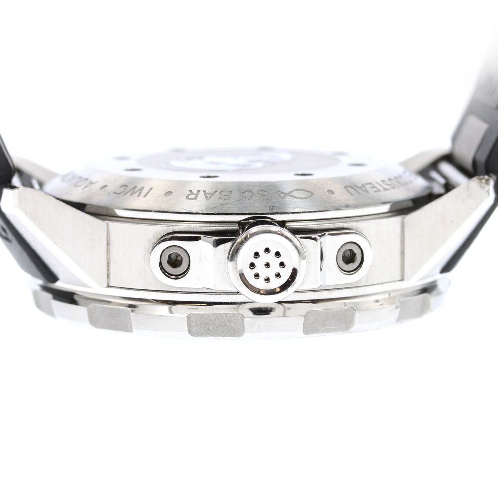  ベルト IWC IWC SCHAFFHAUSEN IW376805 アクアタイマー エクスペディション ジャック イヴ クスト デイデイト クロノグラフ 自動巻き メンズ_911896 細見え 自動巻き時計 腕時計(アナログ)