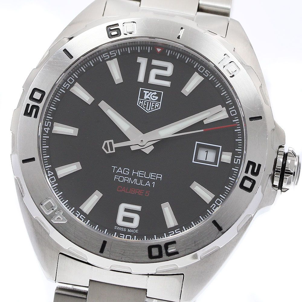 タグホイヤー TAG HEUER WAZ2113 フォーミュラー1 キャリバー5 デイト 自動巻き メンズ箱 保証書付き_915376
