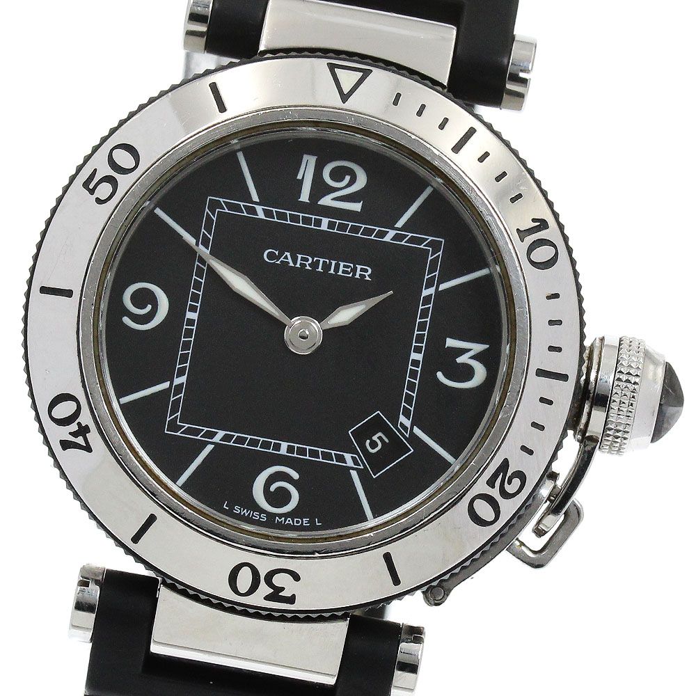 カルティエ CARTIER W3140003 パシャ シータイマー デイト クォーツ レディース_918625