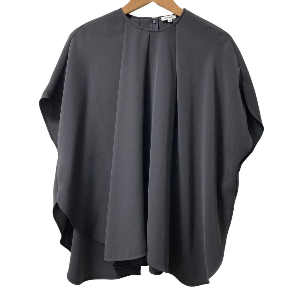 美品 23AW ENFOLD エンフォルド サークルプルオーバーブラウス