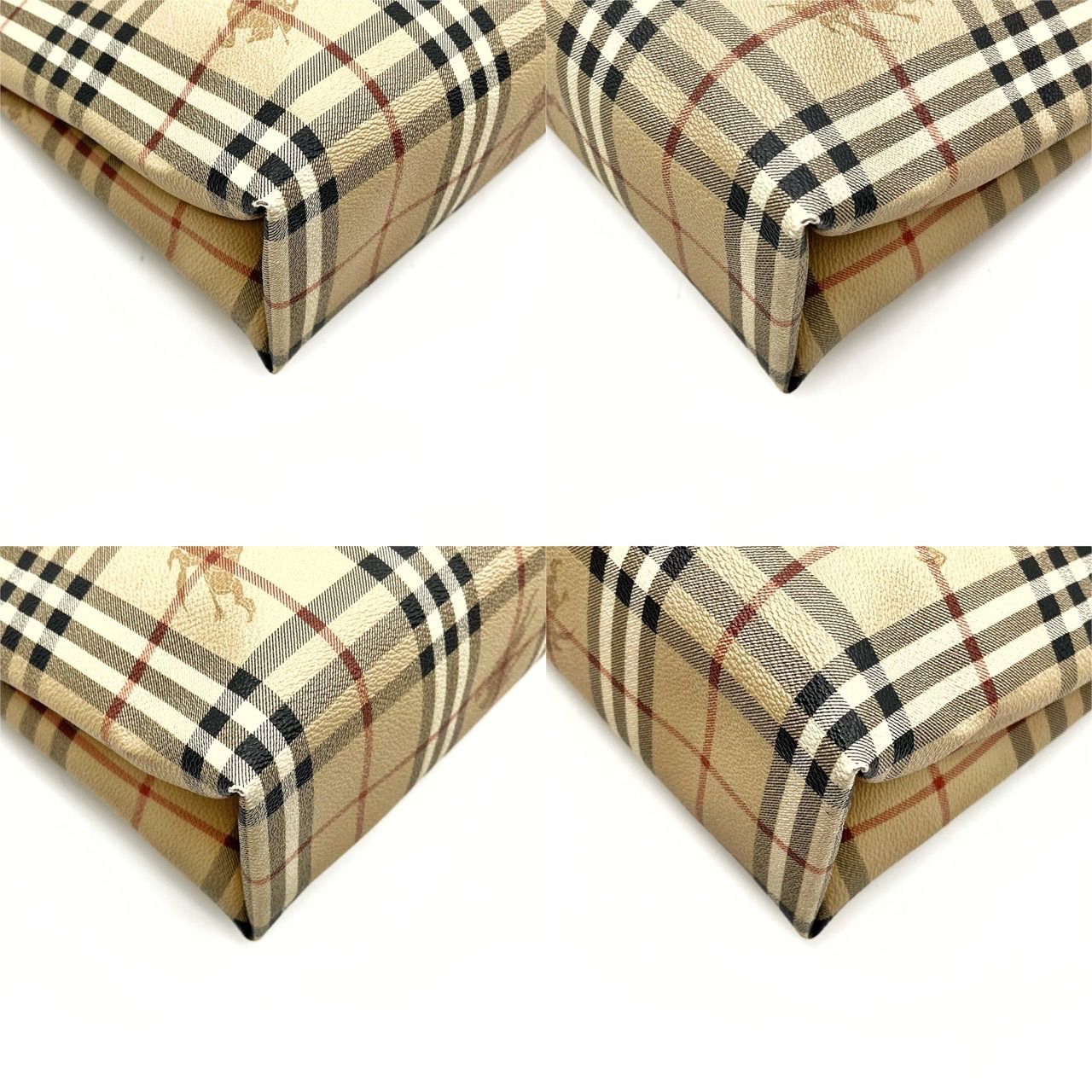 良品】 BURBERRY バーバリー ハンドバッグ トートバッグ ノバチェック 