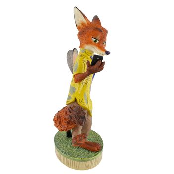  ズートピア ジュディ＆ ニック ネクタイ Disney Showcase 木製オブジェ 置物 インテリア小物