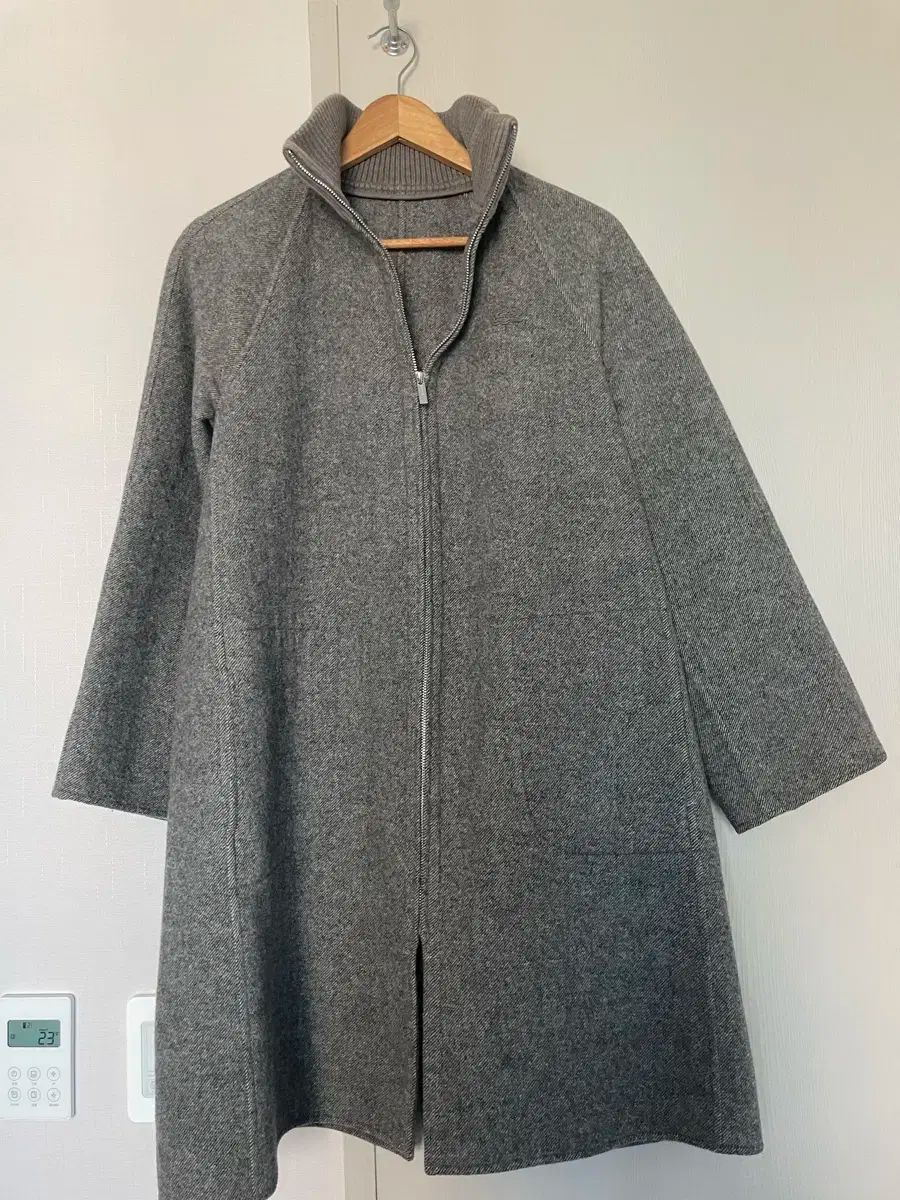 ラコステ レディース ウール ジップアップ コート 36サイズ