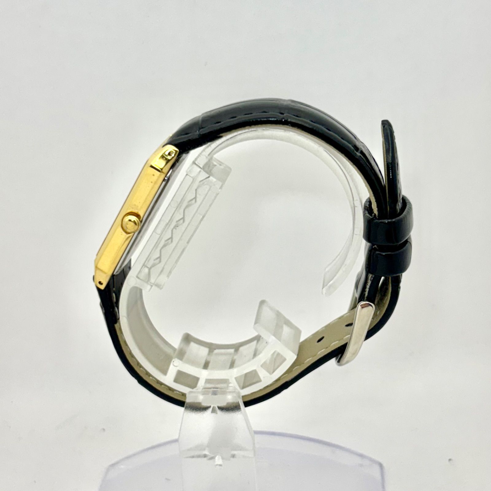 電池 SEIKO セイコー メンズ 腕時計 レクタンギュラー ゴールド 7 N 01 5060 170822 ベルト