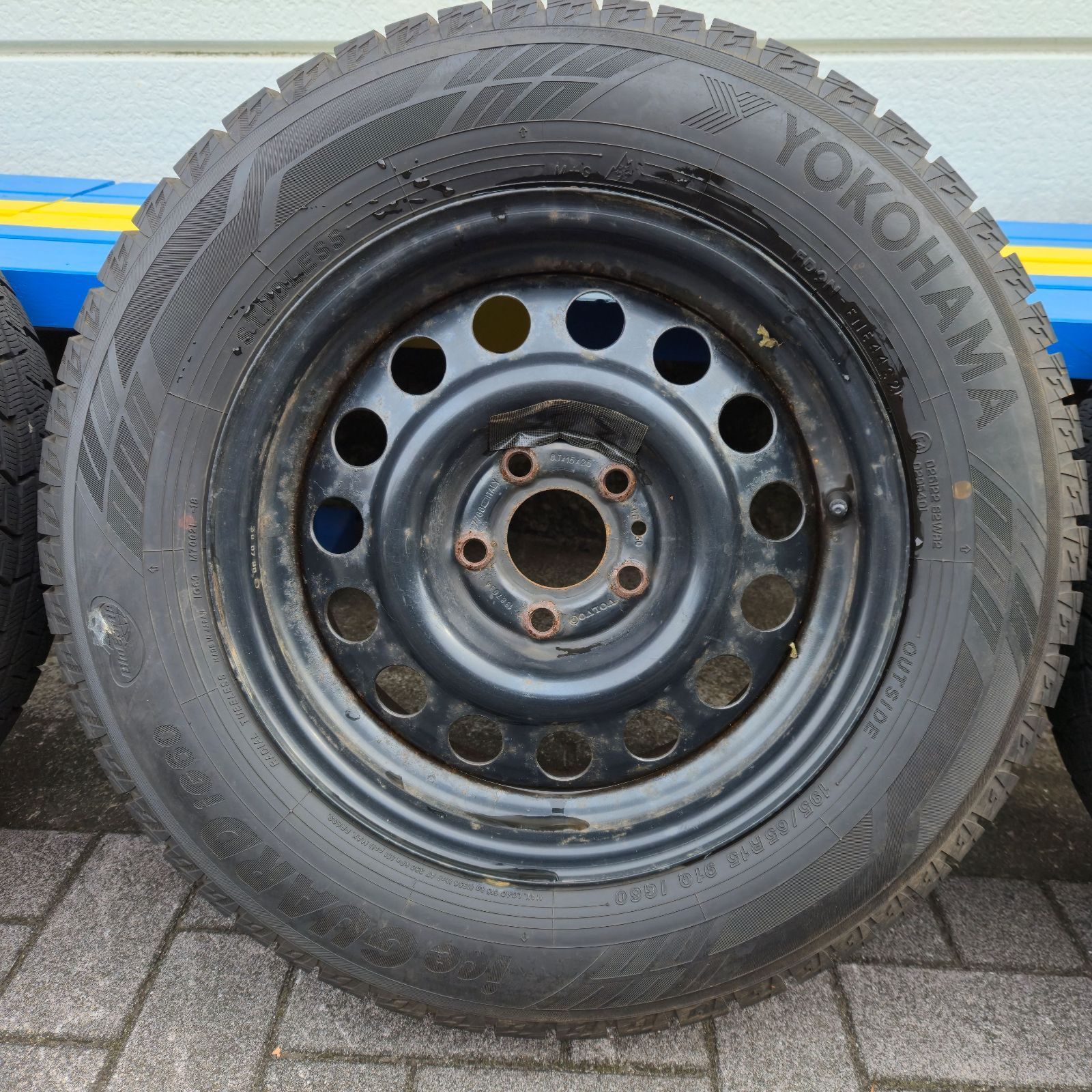 70鉄チンホイール＆スタッドレスタイヤ